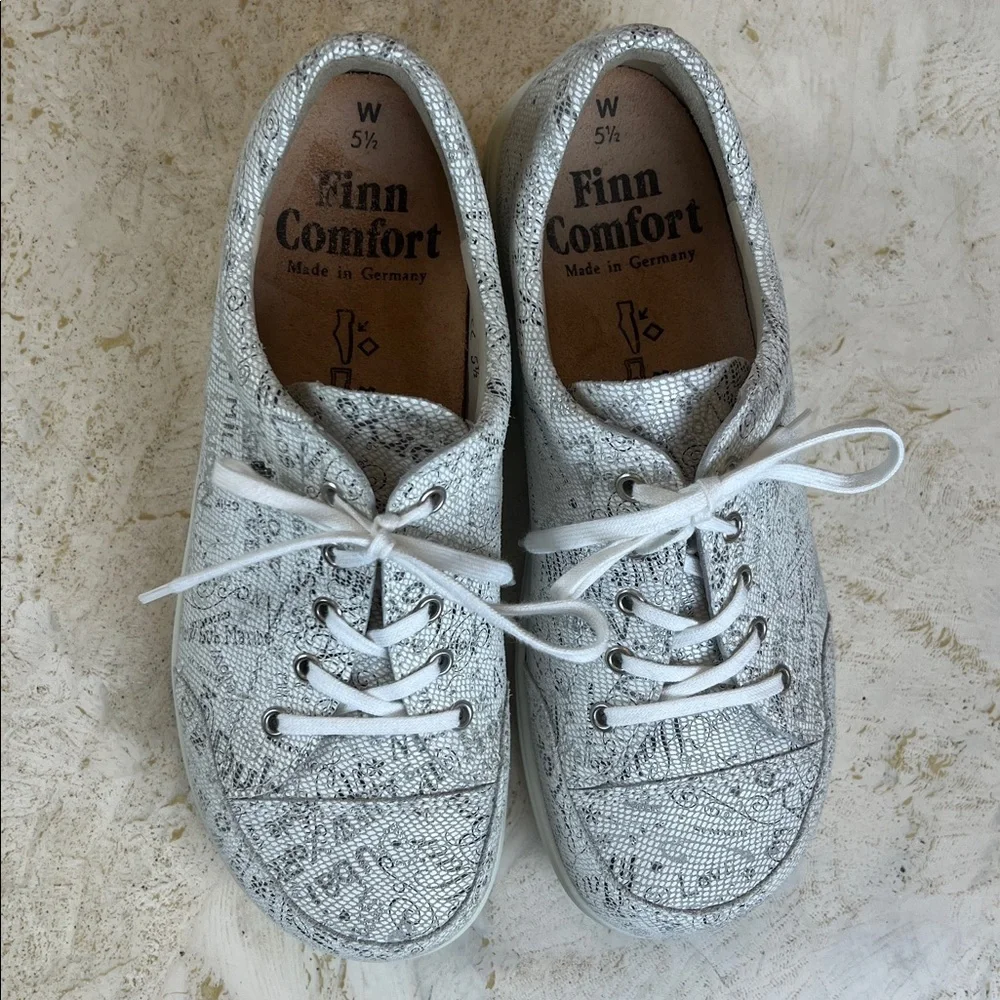 Finn Comfort Made in Germany Womens Ikebukuro Shoe - Words Bianco, Size 8 US - Picture 3 of 17